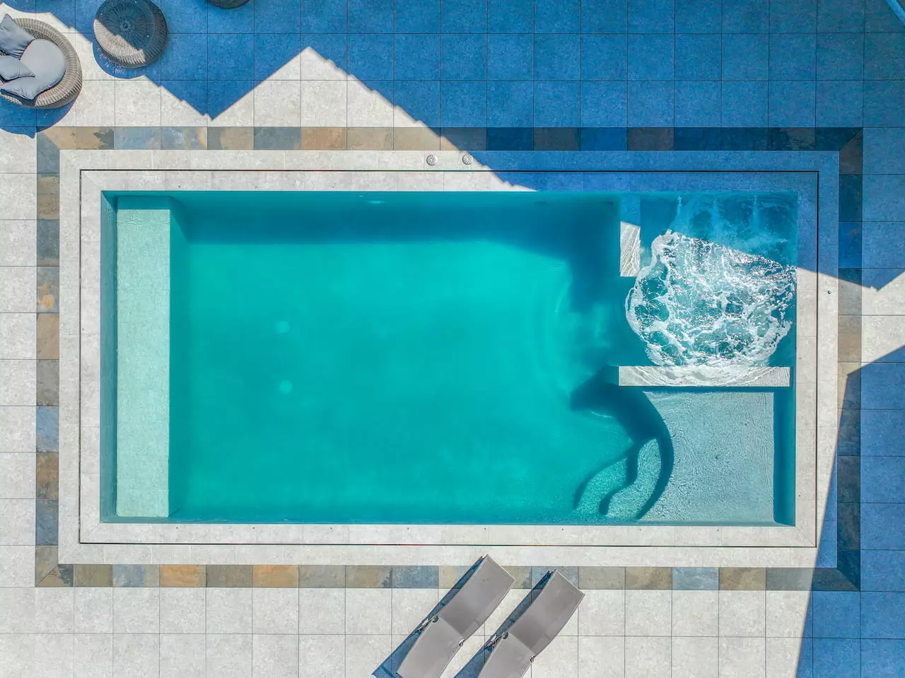 La piscine rectangulaire