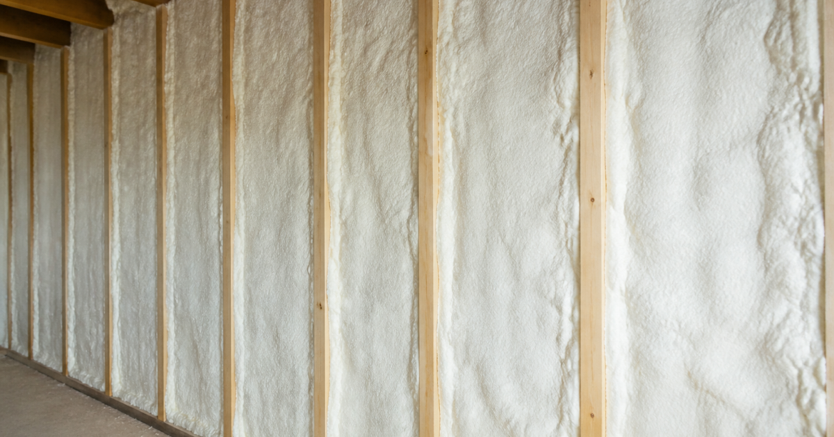 Murs interieurs recouvert isolant thermique blanc epais